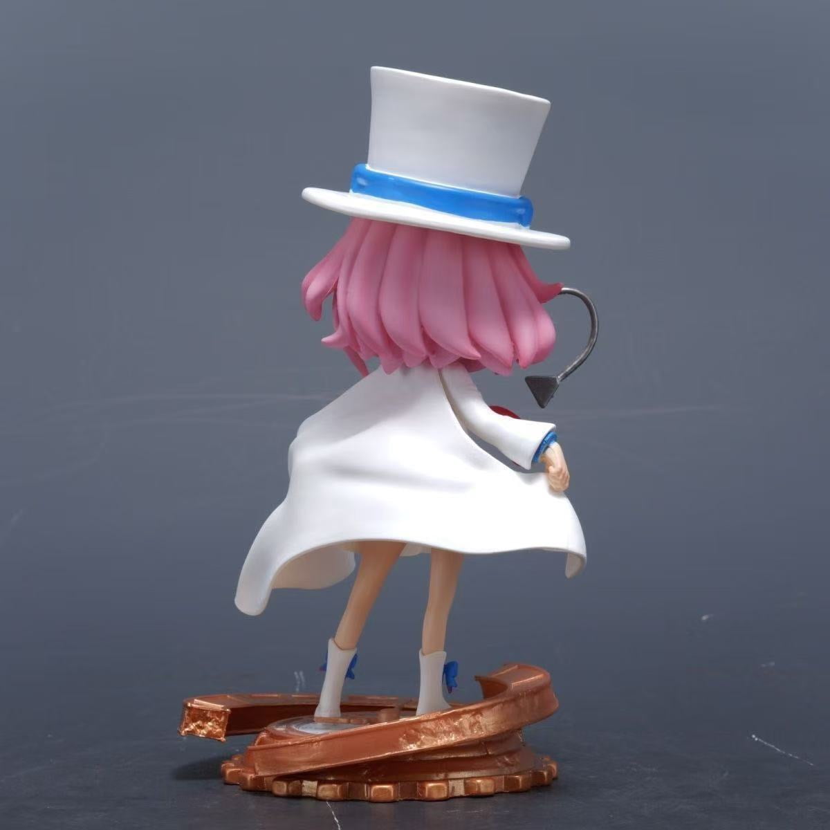 New Anya Figure, Standing Retro Suit Anya Forger Action Figure 19cm/7.5inch PVC Characters Handicrafts Souvenirs for Anime Fans Gifts（white）