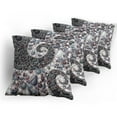 thumbnail image 5 of Ambesonne Nature Throw Pillow Cover 4 Pack, Mountain Volcanic Stones, 20", Slate Blue Dimgray, 5 of 7