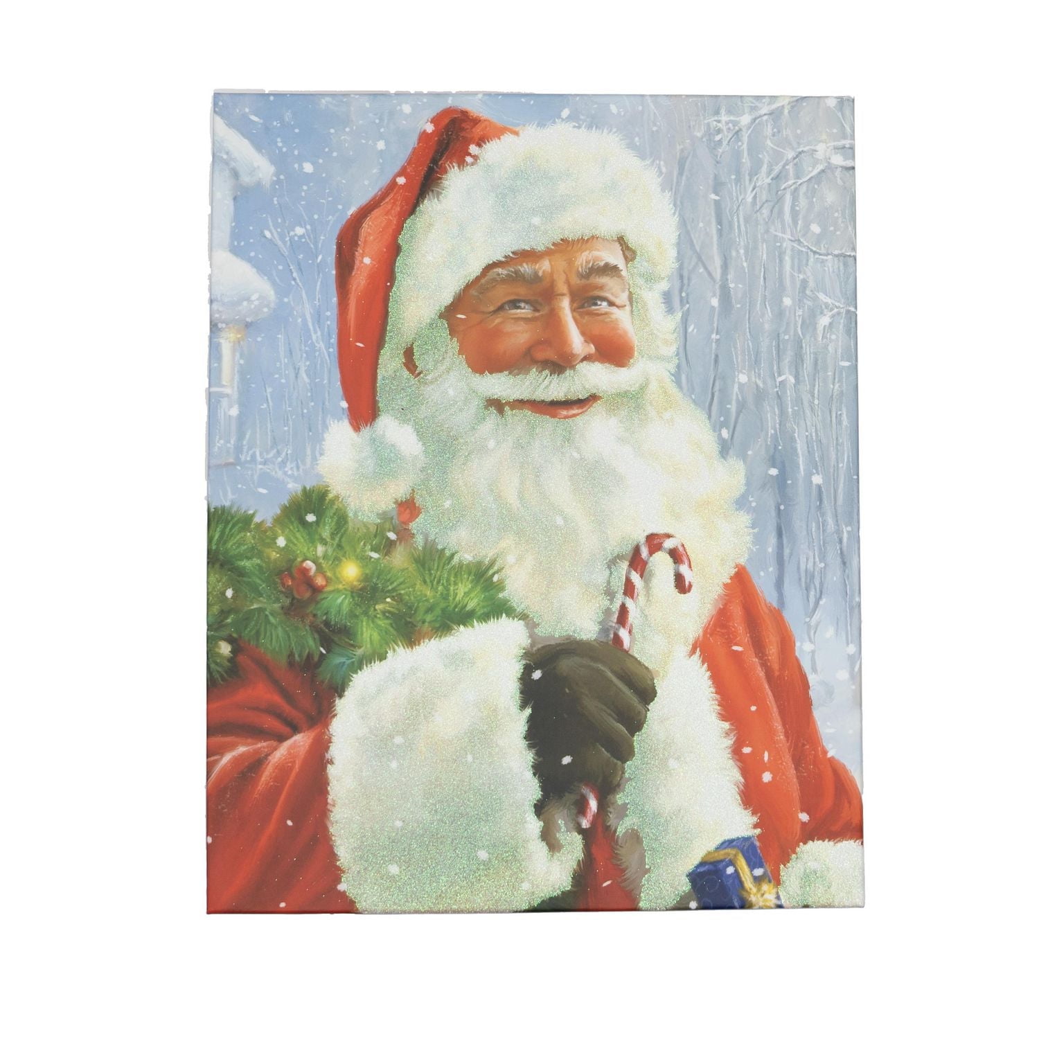 Holiday Time Boîte-cadeau du jumbo Santa Boîtier de configuration en papier rigide