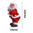 thumbnail image 2 of Hip Twisting Dance Santa Claus With Music Christmas Children's Toy Store Window Display Gifts For Family Friend Children Christmas Gifts,Home Decor For Small Spaces，Daily Use, 2 of 5