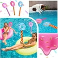 thumbnail image 6 of Candyland Birthday Party Decorations Inflatable Donut 33 Inch Lollipop Large Inflatable Candy Balloons Float Donut Shape Balloon Lollipop Stick Candy Themed Birthday Decorations for Kids (3 Pcs), 6 of 7