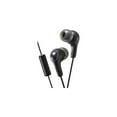 thumbnail image 2 of JVC Gumy Plus HA-FX7M Earset - Wired - 16 Ohm - 10 Hz - 20 kHz - Earbud - In-ear - 3.30 ft Cable - Black, 2 of 4