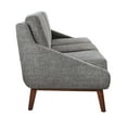 thumbnail image 3 of Office Star Products Davenport Sofa in Charcoal Fabric with Coffee Legs K/D, 3 of 7