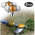 thumbnail image 2 of 2 piezas de aspersores de riego para jardín, aspersores agrícolas, aspersores automáticos para jardín, aspersores de agua con rociado de 360º, 2 of 6