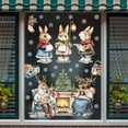 thumbnail image 2 of Pegatina Farfi resistente al desgarro, impermeable, reutilizable, llamativa, pelar y pegar, diseño de escena, pegatina decorativa de vidrio navideño para ventana, 2 of 5