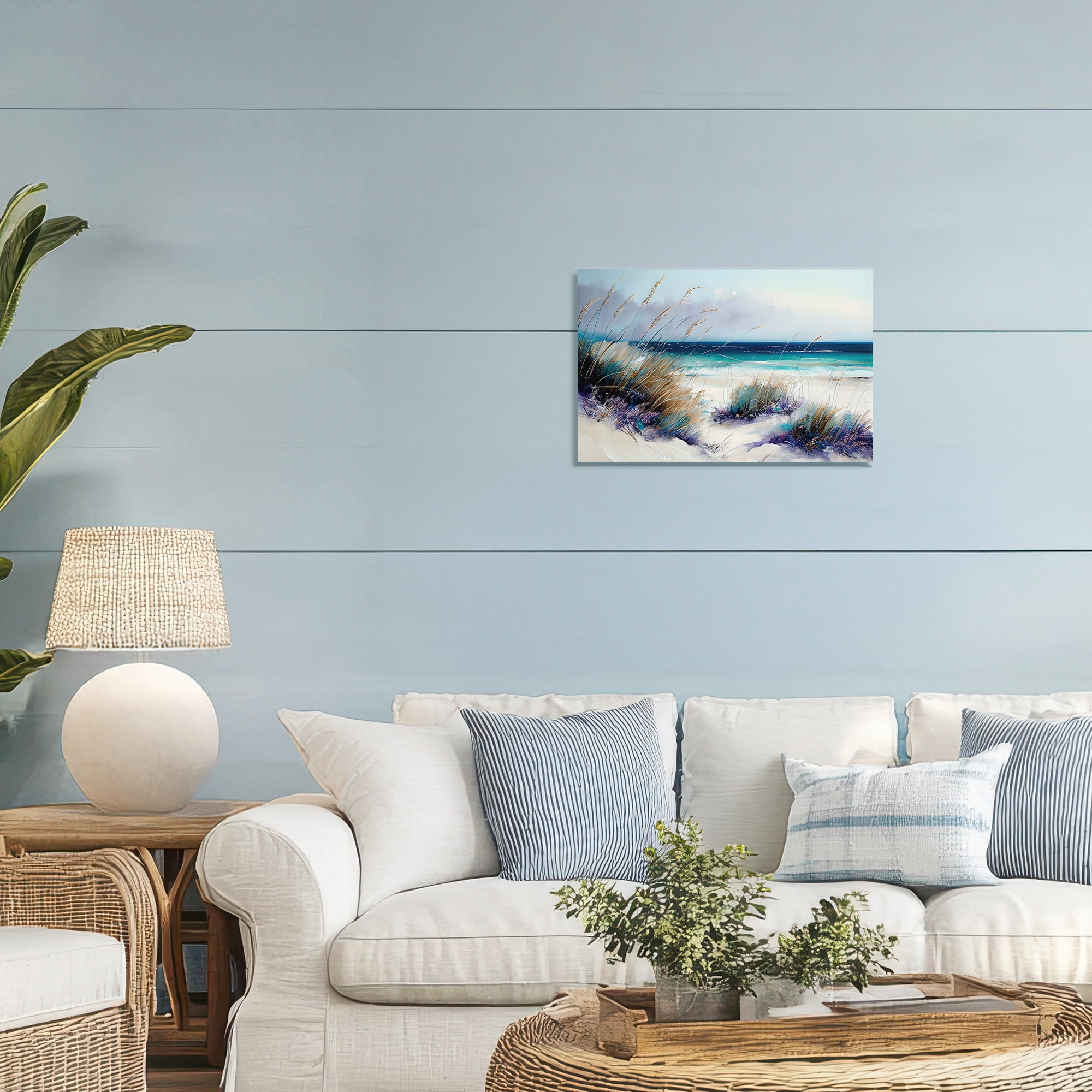 Euphoria Beach Dunes Canvas Wall Art, design by Sasha