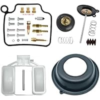 Carburetor Rebuild Kit for VT600C Motorcycle, Repair Kit with Gasket Float Aircut Diaphragm