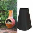 thumbnail image 3 of Housse de Cheminée Extérieure Imperméable Jardin Tissu Oxford Respirant Protection Pluie Soleil UV 1.2m Noir, 3 of 11