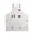 Beige, variant on New Fashion Canvas Kitchen Aprons For Woman Men Chef Work Apron For Grill Restaurant Bar Shop Cafes Beauty Nails Studios Uniform