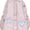 Pink, variant on Cute Polka Dot Rabbit Ears Backpack with Lace Trim and Plush Charm—Adorable Unisex Knapsack for Daily Use & Travel