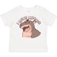 thumbnail image 3 of Inktastic I Love Hippos Boys or Girls Toddler T-Shirt, 3 of 5