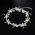 thumbnail image 4 of QQTDFG 925Sterling Silver Zircon Lovely Dragonfly Women Fashion Chains Bracelet 8" H121-default, 4 of 4