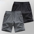 thumbnail image 3 of Pantalones deportivos de seda de hielo de verano para hombre, pantalones cortos de cinco puntos de gran tamaño, finos, transpirables, sueltos, de gran tamaño, informales, de secado rápido,, 3 of 5