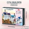 thumbnail image 4 of 1 Ensemble 11810 Pcs Jouets Blocs de Construction Modèle Château, Mini Blocs de Construction Jouets, 4 of 4