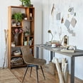 thumbnail image 4 of texxture Ormond Woven Rattan Side Chair Metal Legs, Home Furniture, Natural, 4 of 8