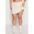 thumbnail image 3 of Womens Plus Size Daisy High Waisted Pleated Skort, 3 of 4