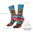 thumbnail image 4 of Vsdgher Tropical Vacation Essentials Crew Socks for Men & Women, Breathable Casual Athletic Ankle Socks, 4 of 6