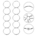 thumbnail image 3 of HONMEET Small Metal Rings for Index Cards Silver Binding 20Pcs, 3 of 7