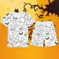 thumbnail image 3 of Kids Halloween Pjs Set Color Your Own Pajamas for Kids Long Sleeve Pullover Top with Pajamas Pants for Boys and Girls Holiday Pjs Can Play with and Wear 7-8 Years, 3 of 3