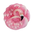 thumbnail image 2 of Briarwood Lane Spring Glass Flamingo Bird Bath Including Metal Stand For Spring Birdbath, 2 of 3