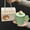 Cream green, variant on Cute poached egg ceramic mug with lid for girl girlfriends birthday gift practical cup souvenir gift box