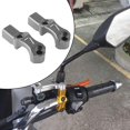 thumbnail image 4 of LOVIVER Fixed Extension Half Circle Universal Fitment Moto Accs Spare Parts Grey, 4 of 8