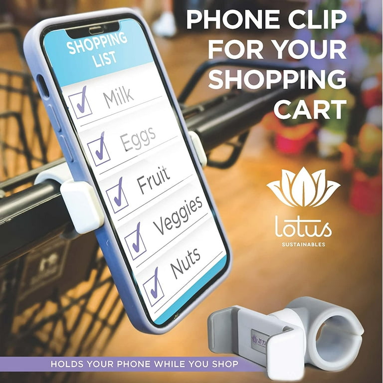Shopping cart cover with phone holder 2025