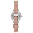 thumbnail image 2 of Time and Tru Women's Analog Wristwatch; Silver Tone Round Case, Silver Textured Dial, Blush Faux Leather Strap (FMDOTT065), 2 of 4