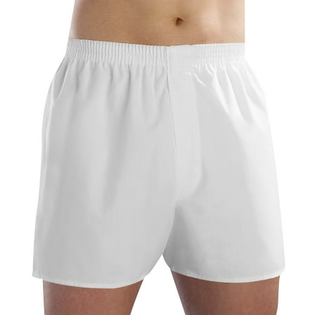 Fruit of the Loom 3 Pack White Woven Boxers (595) XL/White