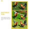 thumbnail image 3 of ADDHAT 2Ud Adorno Estaca Césped Gallina Acrílico Para Patio Exterior Color Variado, 3 of 8