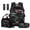 American Flag Tractor, variant on Jeiento Camo Bow Girls Backpack Set With Lunch Box Pencil Case 4-Piece 17 Inch Water-Resistant Polyester School Bag with Padded Straps, for Elementary Kids Back to School