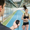 thumbnail image 2 of 3 Count Handheld Chronograph Pedometer Sports Timer Hour Stopwatch, 2 of 8