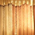 thumbnail image 5 of 300LED 3x3Meter Curtain Strings Light USB Solid On Lamp Holiday Party Decoration, 5 of 8