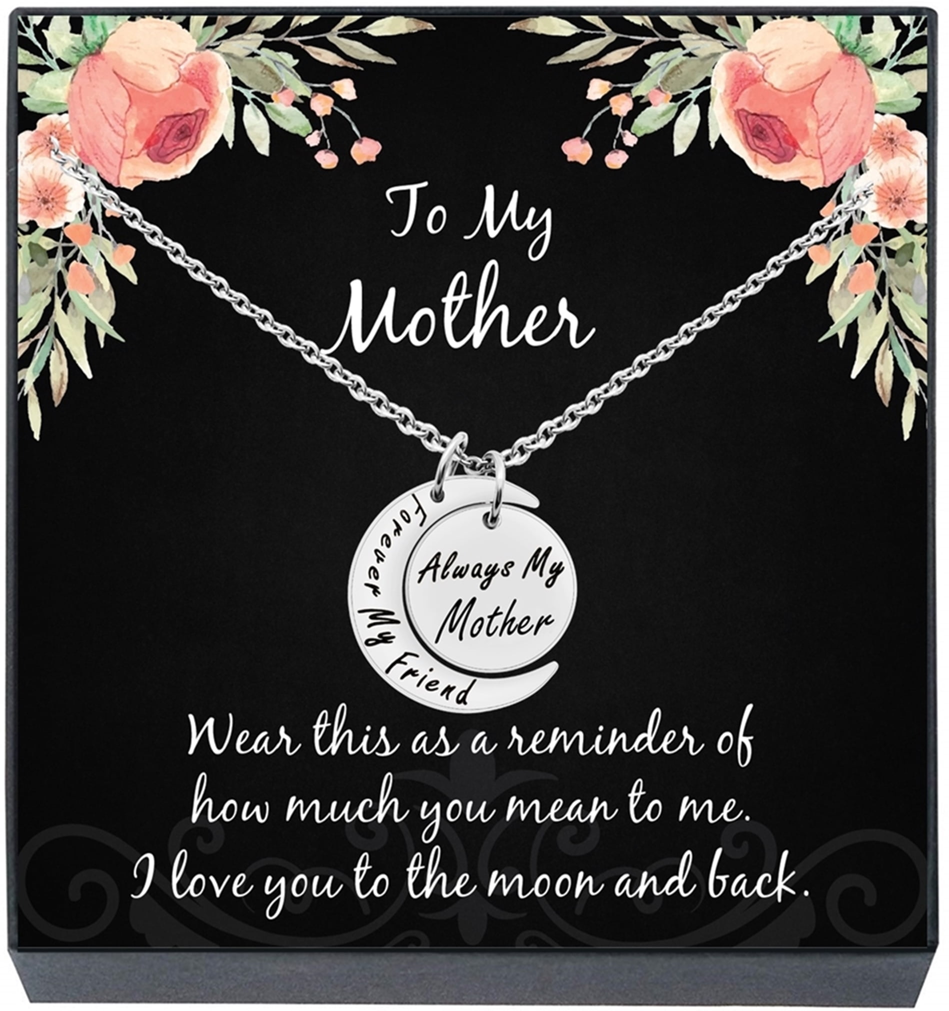MUMMY I LOVE YOU TO THE MOON & BACK Silver finish TRINKET BOX Gift Gifts Presents Ideas for my Birthday Christmas Mothers Day