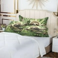 thumbnail image 7 of GZHJMY Sloth on The Branch Body Pillow Cover with Zipper,Soft and Cozy Fuzzy Fleece Body Pillow Case Cover 21 x 54 in,Plush Long Body Pillow Pillowcase for Fall and Winter Home Decor, 7 of 7