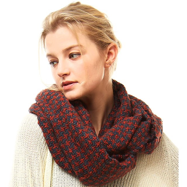 Women's Infinity Scarf - Soft and Warm Winter Loop Neck Warmer Scarves - Various Patterns and Colors.