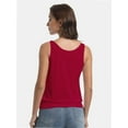 thumbnail image 4 of Women V Neck Tank Tops Summer Sleeveless Casual Tops Loose Fit Banded Bottom Shirts, 4 of 6