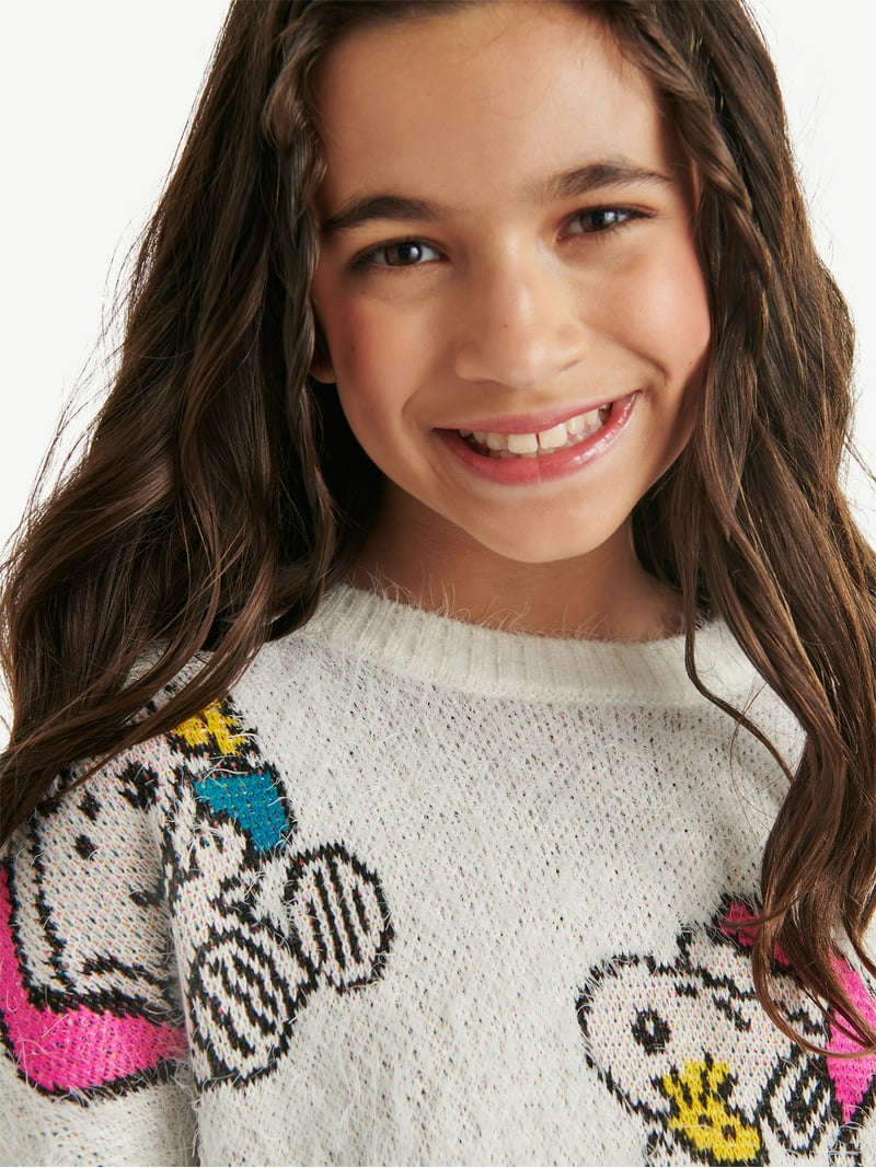 Justice x Snoopy Girls Collab Sweater, Sizes XS - XLP - Walmart.com