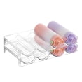 thumbnail image 5 of Gosuguu Clear Plastic 4-Bottle Storage Rack | Stackable Wine & Water Bottle Organizer | Detachable Compartments for Kitchen, Pantry or Bar | 13.78 x 11.81 x 7.87 Inches, 5 of 7