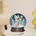 thumbnail image 5 of Euaioeiu 3D Illusion Acrylic Wall Art Decor, Modern Home Decor Gift, 7.87x7.09 Inches, Winter Fairy Snow Globe & Earth Goddess Design, Unique Housewarming Present for Living Room Bedroom, 5 of 6