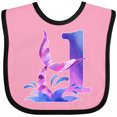thumbnail image 3 of Inktastic 1st Birthday Mermaid Tail Boys or Girls Baby Bib, 3 of 4