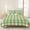 Grass Green, variant on 3 Pieces Twin Quilt Set,Happy Easter Day Colorful Buffalo Lattice Soft Bedding Sets with 1 Quilt & 2 Pillow Shams,Spring Plaid Summer Bedspread Lightweight Coverlet Comforter for All Season