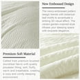 thumbnail image 4 of Davulos Queen Comforter Set , 7 Pieces White Bed in a Bag Soft Bedding Sets with Comforter, Flat Sheet, Fitted Sheet, Pillow Shams,Pillowcases, 4 of 8