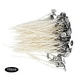 thumbnail image 1 of Candle Wicks,100 pcs Low Smoke Lampwick Handmade Candle Wick Smart Functionality, 1 of 8