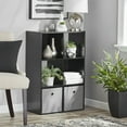thumbnail image 4 of Mainstays 6 Cube Storage Organizer, Black, 4 of 12