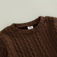 thumbnail image 4 of Barboteuse pour Bébé Manches Longues Justaucorps Tricoté Automne Hiver Hauts Chauds, 4 of 6