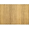 thumbnail image 1 of Ahgly Company Indoor Rectangle Abstract Brown Contemporary Area Rugs, 2' x 3', 1 of 4