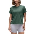 thumbnail image 1 of Remera CRZ YOGA de Algodón Pima Manga Corta Verde M, 1 of 5