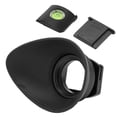 thumbnail image 4 of Camera Eyepiece Eyecup Set, Camera Eyecup Durable Soft Cat Ear Shape Lightweight  for D800 Camera, 4 of 7