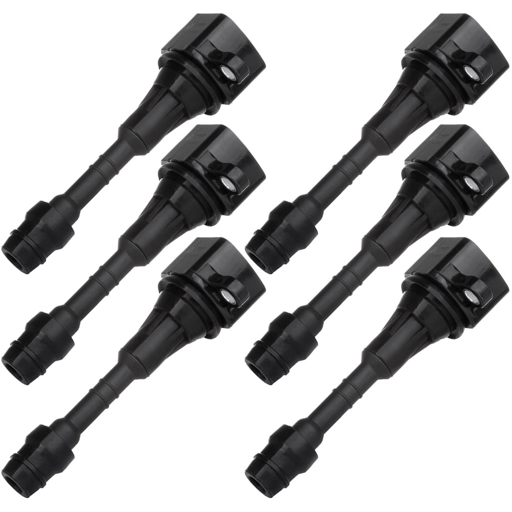 ECCPP 6 PCS Ignition Coil Pack Compatible for Infiniti G35 FX35 G35X M35 M35X for Nissan 350Z 2003-2008 Replaces OE# 22433AL615 UF401 C1439 5C1430